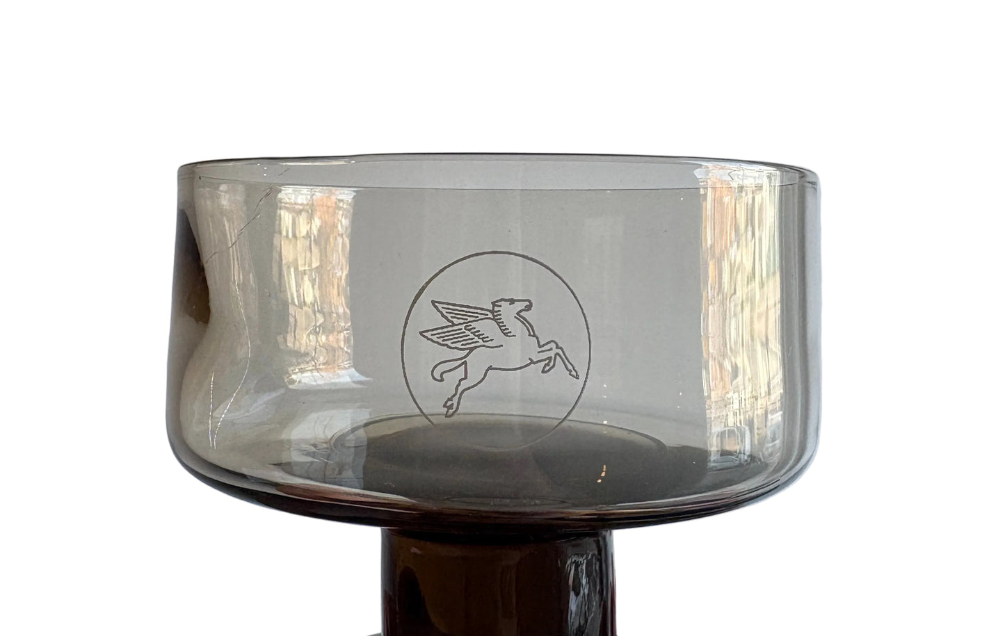 1970s Pegasus Mobil Oil Coupe Glasses – Set of 4