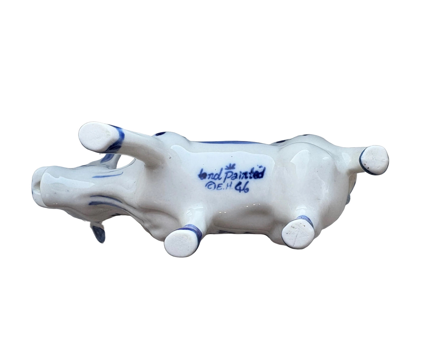 Delft Blue Cow Creamer – Hand-Painted Dutch Ceramic Milk Jug