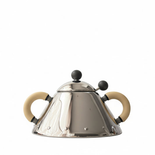 Alessi 9097 WI Sugar Bowl – Michael Graves, 1988 Italian Design