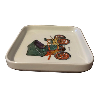 Villeroy & Boch Porcelain Tray – Fiat 1899 Illustration – Rodange 1969 Souvenir Plate
