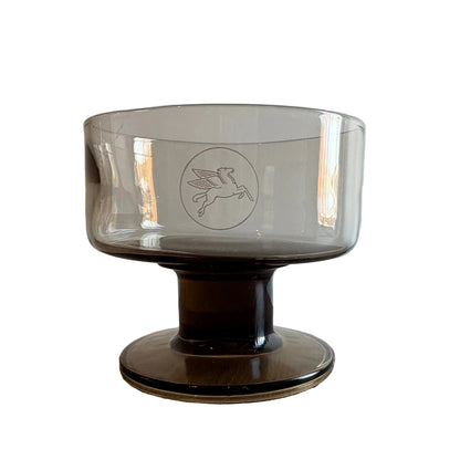 1970s Pegasus Mobil Oil Coupe Glasses – Set of 4
