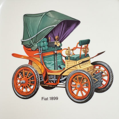 Villeroy & Boch Porcelain Tray – Fiat 1899 Illustration – Rodange 1969 Souvenir Plate