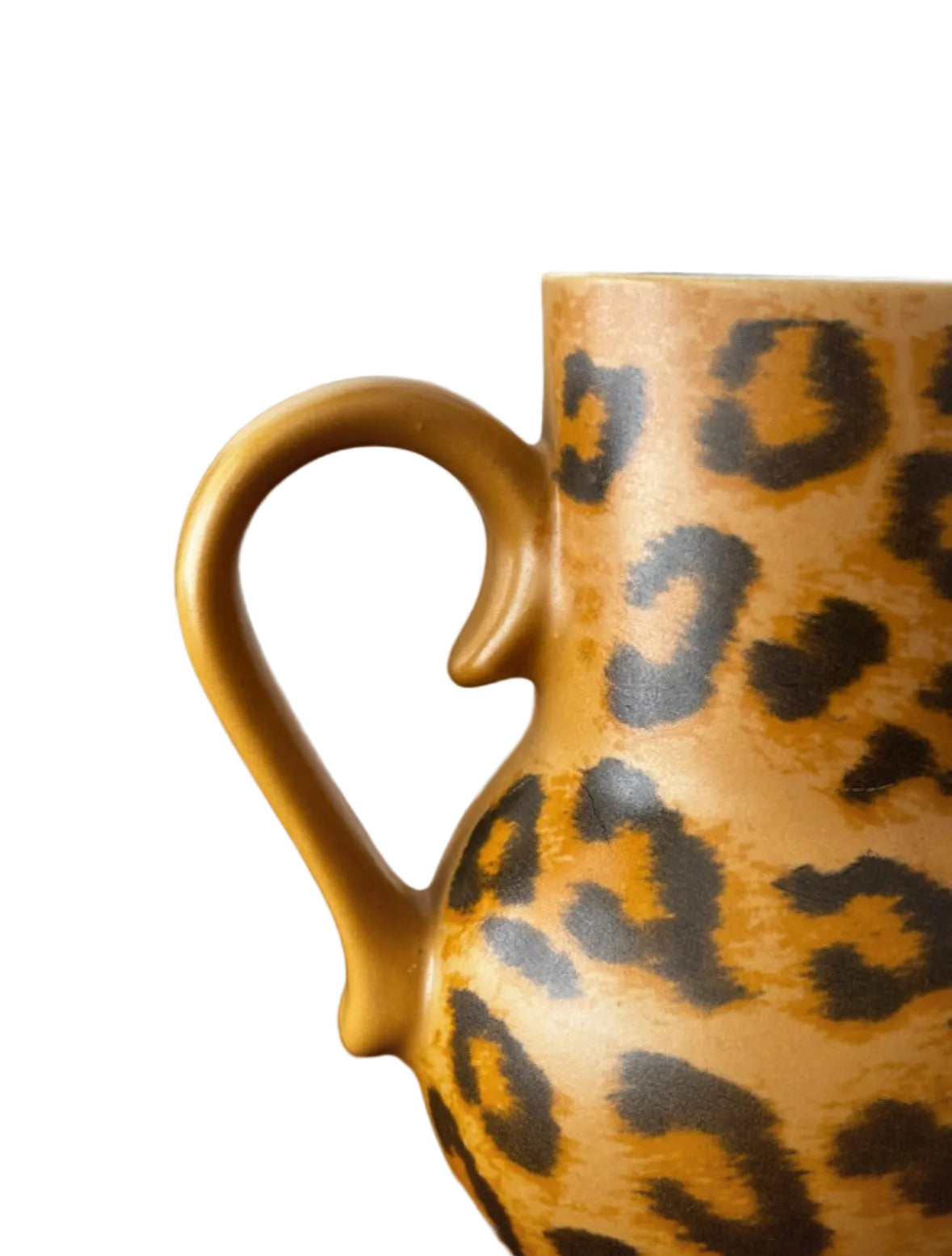 1980s Krüger Leopard Ceramic Mini Pitcher / Creamer – Made in Germany