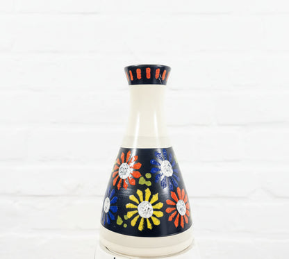 West German Ceramic Dümler & Breiden Vase – 127-18, Floral Mid-Century 1960s–70s