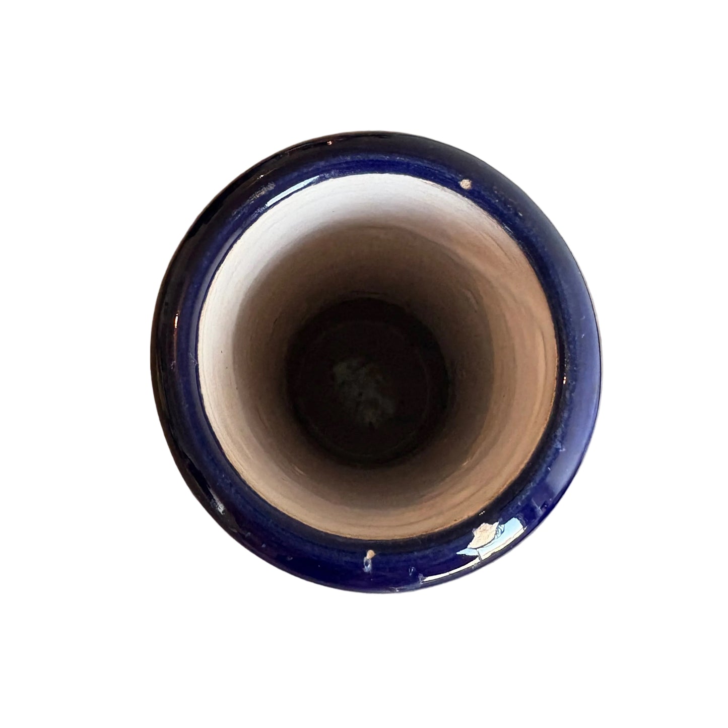 Hand-Painted Tunisian Ceramic Vase – Nabeul Pierced Design c. 1970s-1980s
