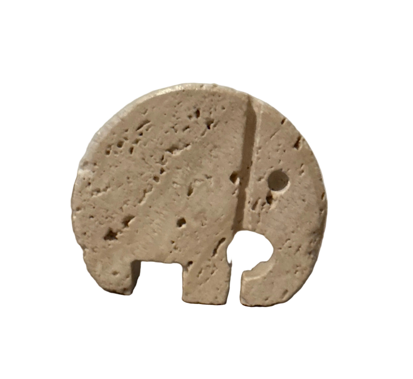 Travertine Animal Sculptures – Swan & Elephant – Attributed to Fratelli Mannelli