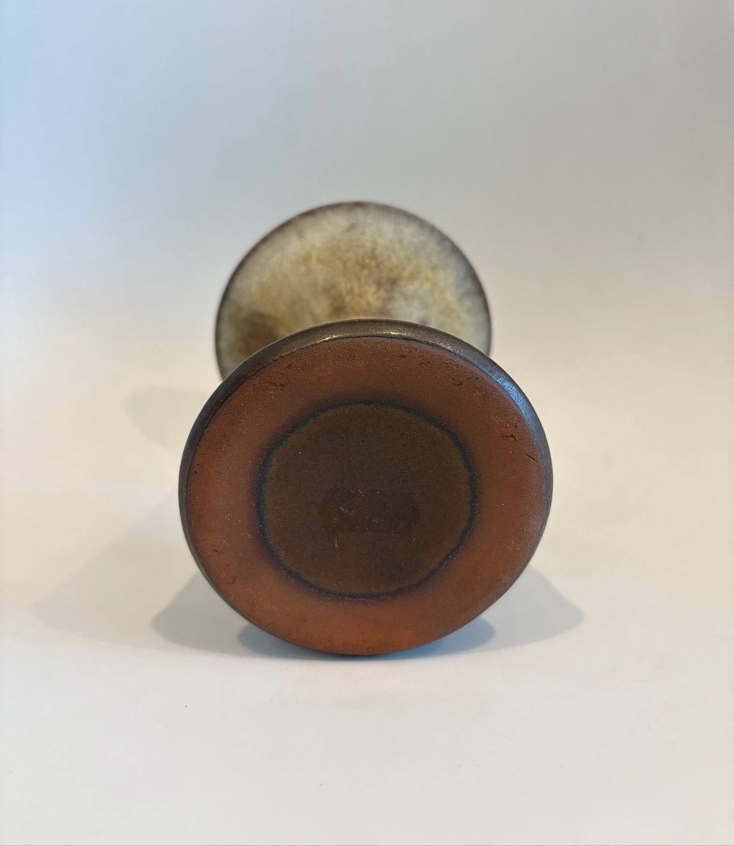 Carstens Kiel Atelier Vase – West German Pottery Brown Drip Glaze Ceramic
