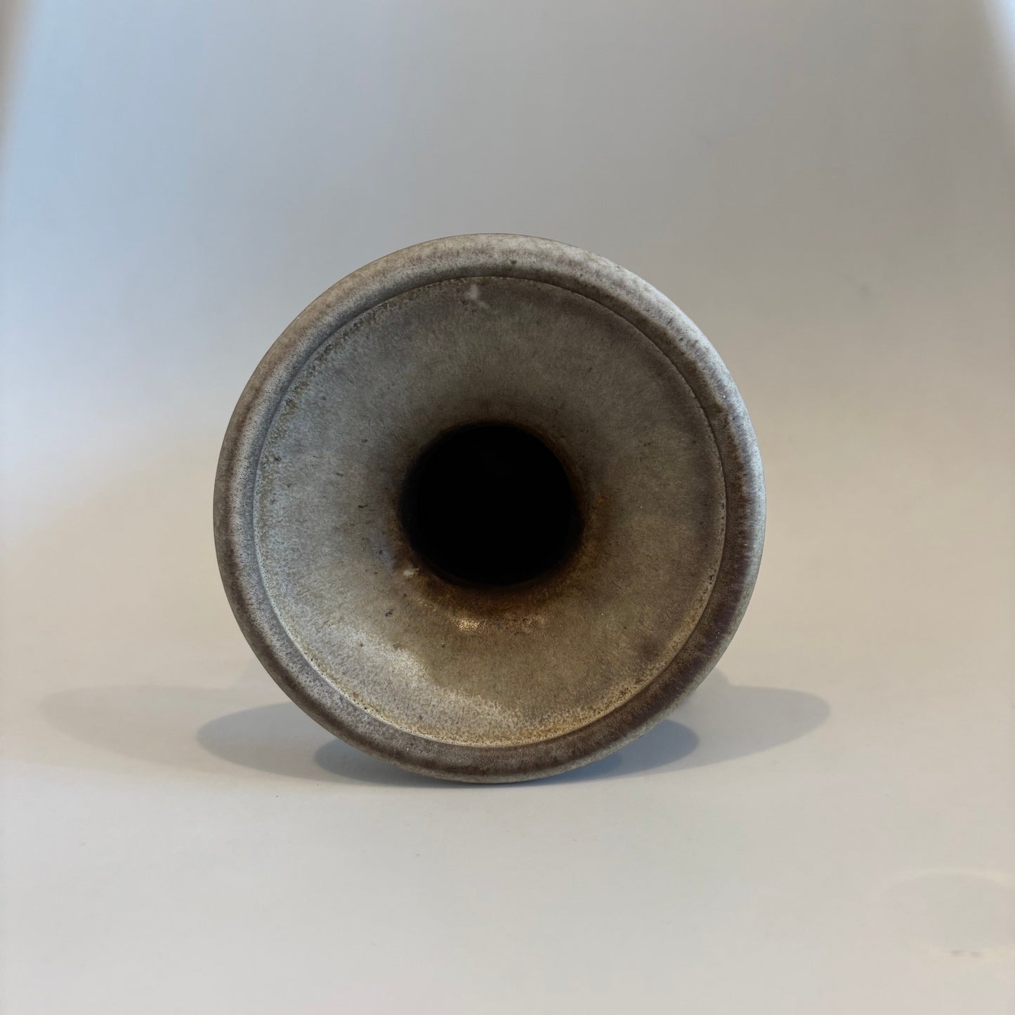 Carstens Kiel Atelier Vase – West German Pottery Brown Drip Glaze Ceramic