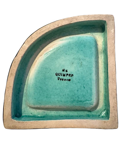 H. Quimper Advertising Ashtray - Le Havre Teinturerie