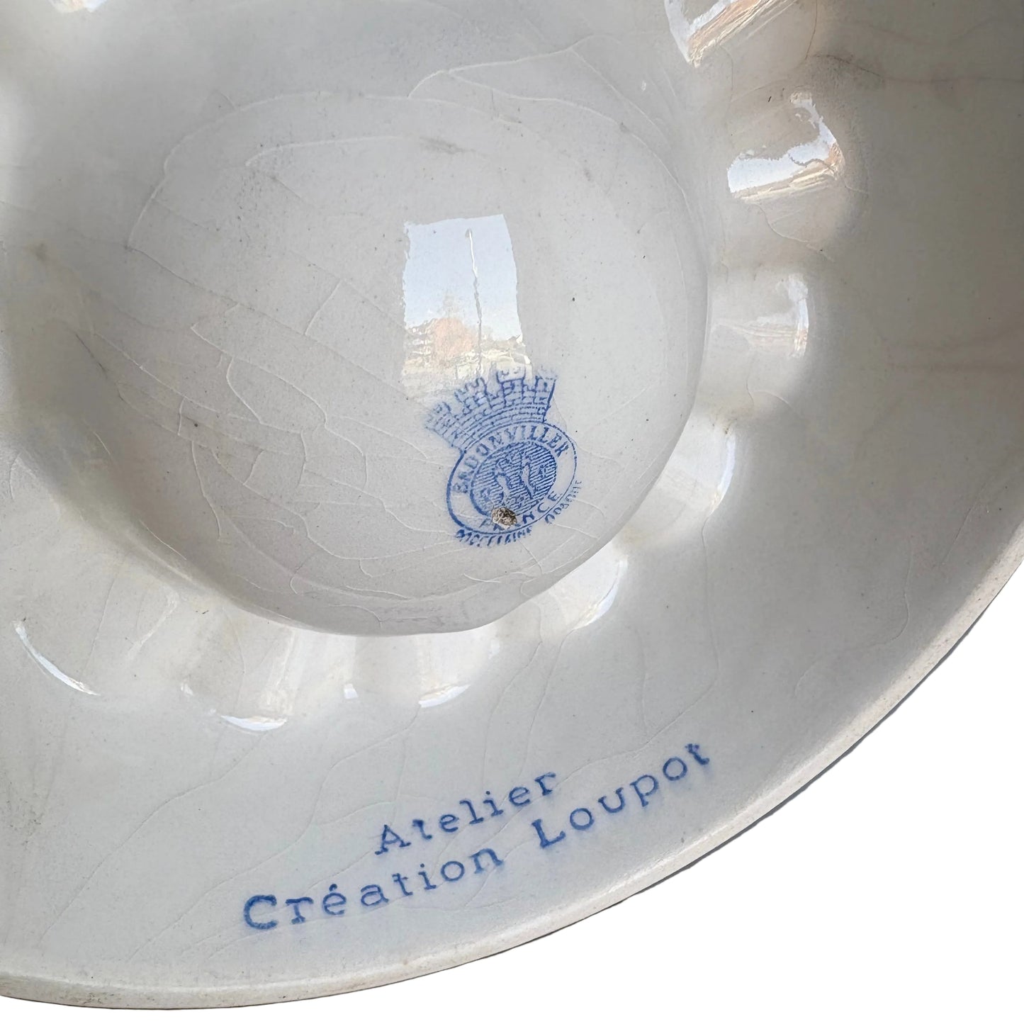Mid-Century St Raphaël × Atelier Création Loupot Ceramic Ashtray – French Advertising Object