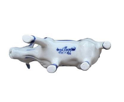 Delft Blue Cow Creamer – Hand-Painted Dutch Ceramic Milk Jug