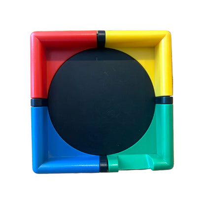 1980s Tino Postmodern Desk Organizer Set – Color Block Memphis Style