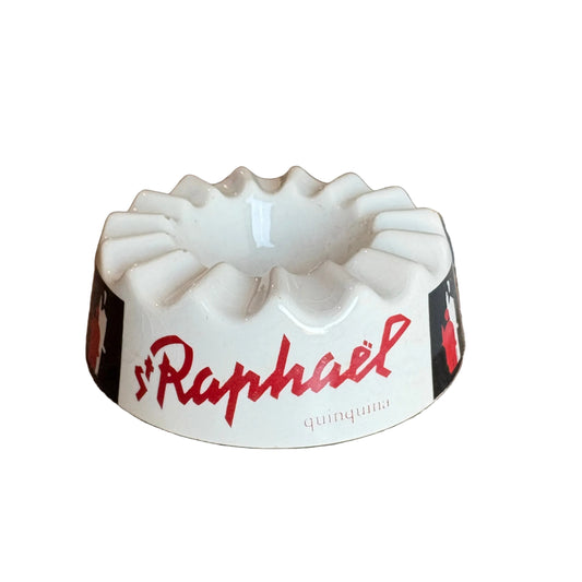 Mid-Century St Raphaël × Atelier Création Loupot Ceramic Ashtray – French Advertising Object