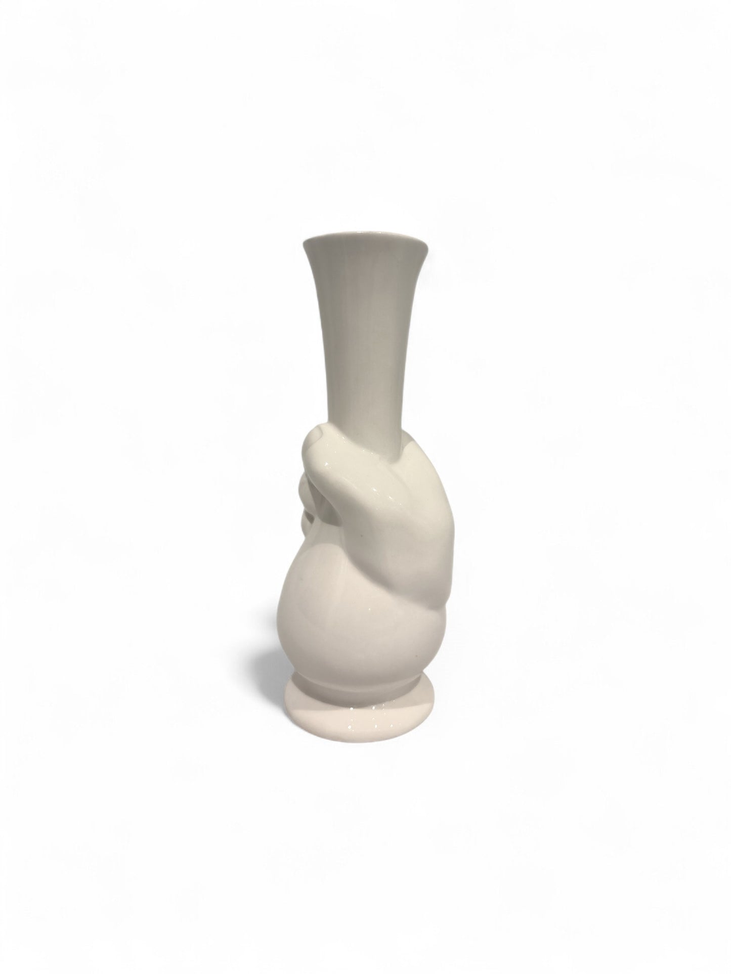 Royal Delft "Hand Vase" - White Porcelain, 1970s