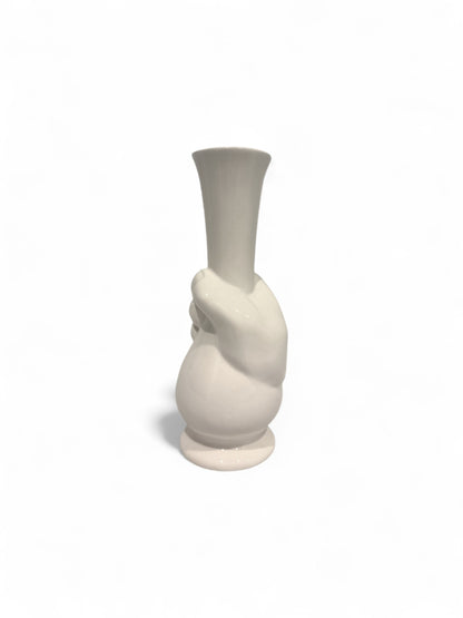 Royal Delft "Hand Vase" - White Porcelain, 1970s
