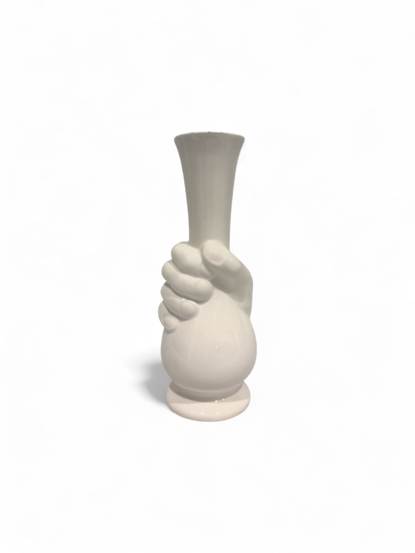 Royal Delft "Hand Vase" - White Porcelain, 1970s