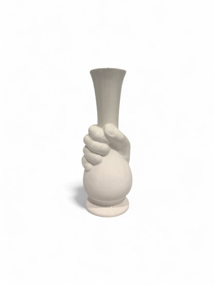 Royal Delft "Hand Vase" - White Porcelain, 1970s
