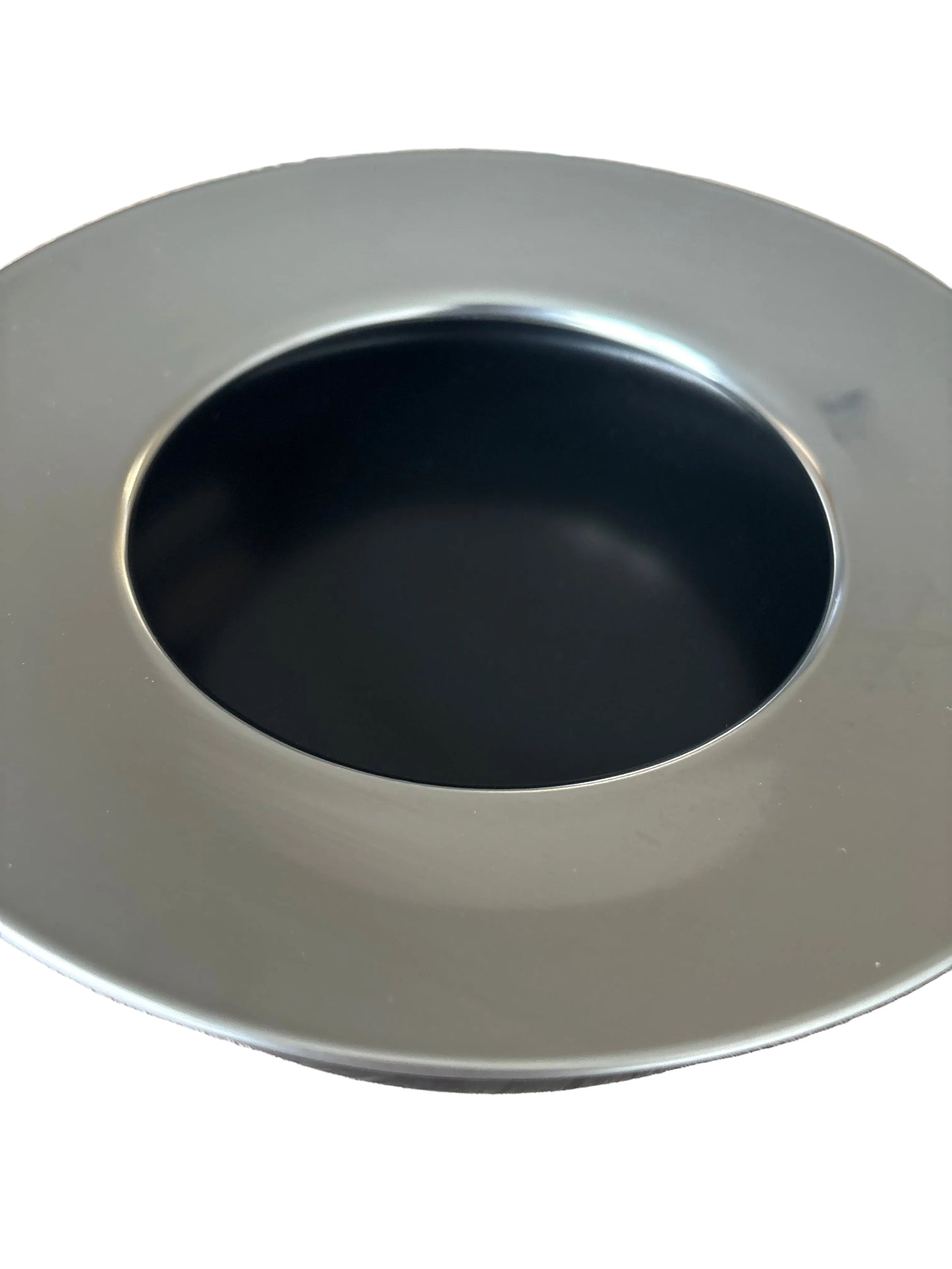 1960s Kartell Collectible Catchall Bowl – Design by Gino Colombini – Chrome & Black
